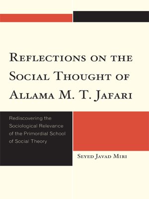 cover image of Reflections on the Social Thought of Allama M. T. Jafari